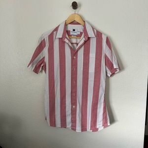 Top Man Stripped Casual Button Up